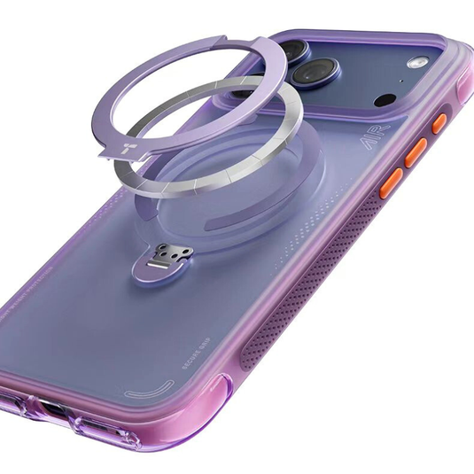 [Magsafe Compatible][Built-in Stand] Apple iPhone 17 Pro/Pro Max - TORRAS Acrylic Airbag Full-Body Shockproof Case