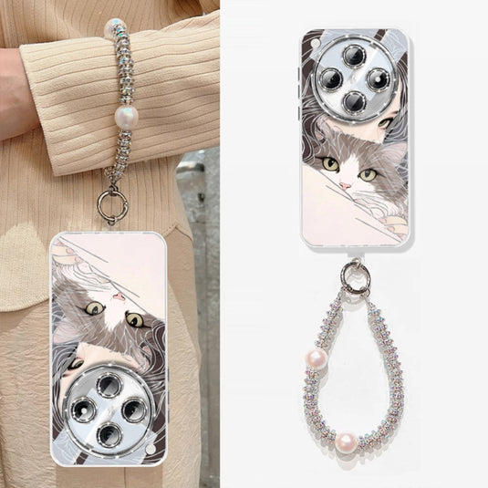 OPPO Find X8 Pro - New Fashionable Cat-themed Full Cover Anti Drop Phone Case