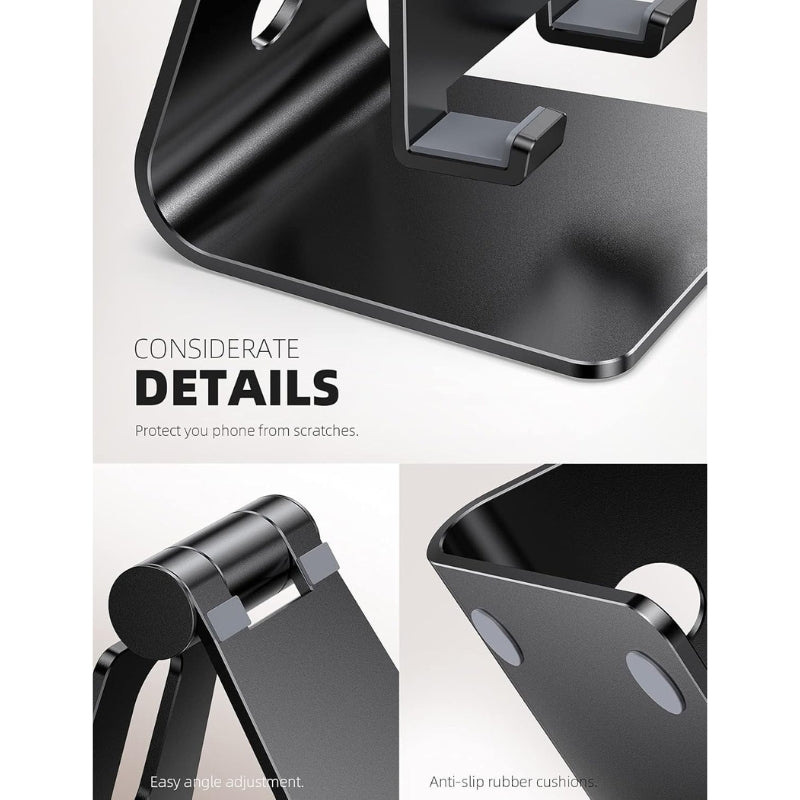 Adjustable Cell Phone Stand, Lamicall Phone Stand Cradle, Dock, Holder Compatible with iPhone Samsung Accessories Desk, Android Smartphone - i-Station Mobile Phone & Electronic Device Repair and Accessories
