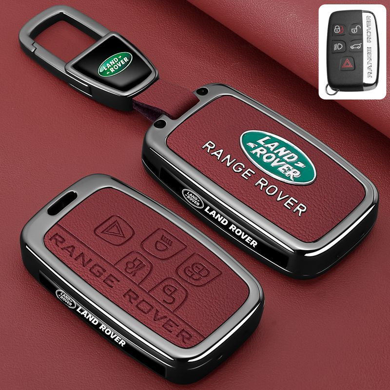 Load image into Gallery viewer, Land Rover Premium Leather Protection Car Key Fob Case Cover For Range Rover Evoque, Velar, Discovery 4/5, Sport, Defender - i-Station Mobile Phone &amp; Electronic Device Repair and Accessories
