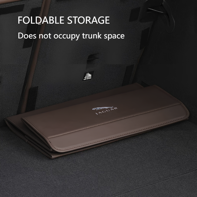 Load image into Gallery viewer, Jaguar Microfiber Leather Car Trunk Storage Box for XEL, XJ, F-PACE, XFL, E-PACE, XE, XF, F-TYPE, I-PACE - i-Station Mobile Phone &amp; Electronic Device Repair and Accessories
