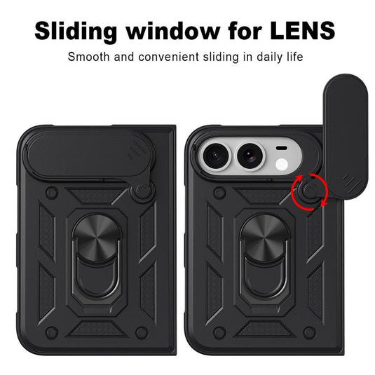 Apple iPhone Duo - Sliding Camera Cover Design TPU+PC Phone Case - Polar Tech Australia