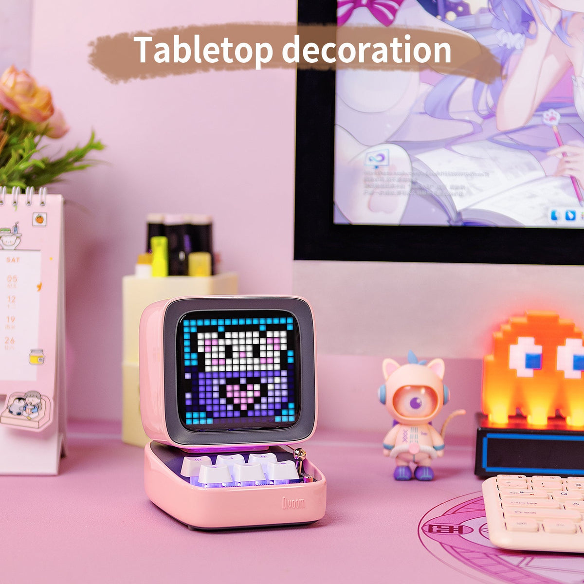 Divoom Ditoo Retro Pixel Art Game Bluetooth Speaker With 16X16 LED App Controlled Front Screen - i-Station Mobile Phone & Electronic Device Repair and Accessories