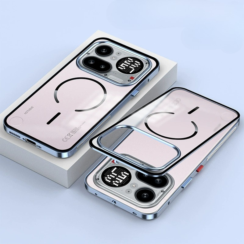 Load image into Gallery viewer, Nothing Phone (4a)/Pro Metal Frame Snap-On Acrylic Shockproof Phone Case - i-Station Mobile Phone &amp; Electronic Device Repair and Accessories
