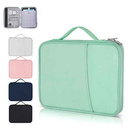 Apple iPad Pro 12.9-inch (2018/2020/2021/2022) Multi-functional 180° Opening Double-Layer Handbag Storage Bag - i-Station Mobile Phone & Electronic Device Repair and Accessories