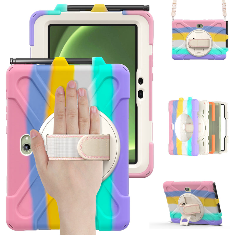 Load image into Gallery viewer, Samsung Galaxy Tab Active Pro / Active 4 Pro / Active 5 Pro Series - Heavy Duty 360 Degree Rotate Stand Hand Strap Case With Shoulder Strap - i-Station Mobile Phone &amp; Electronic Device Repair and Accessories
