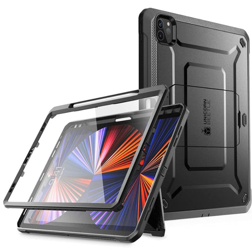 [Built-in Screen Protector & Stand][Pencil Holder] Apple iPad Pro 12.9 Inch 6th/5th/4th Generation 2022/2021/2020 SUPCASE Full-Body Cover Heavy Duty Rugged Protective Series Case