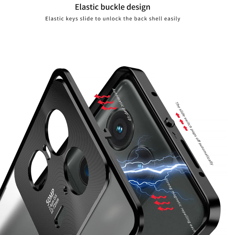 Load image into Gallery viewer, Motorola Moto X40 - Metal Frame Magnetic Shockproof Protective Case
