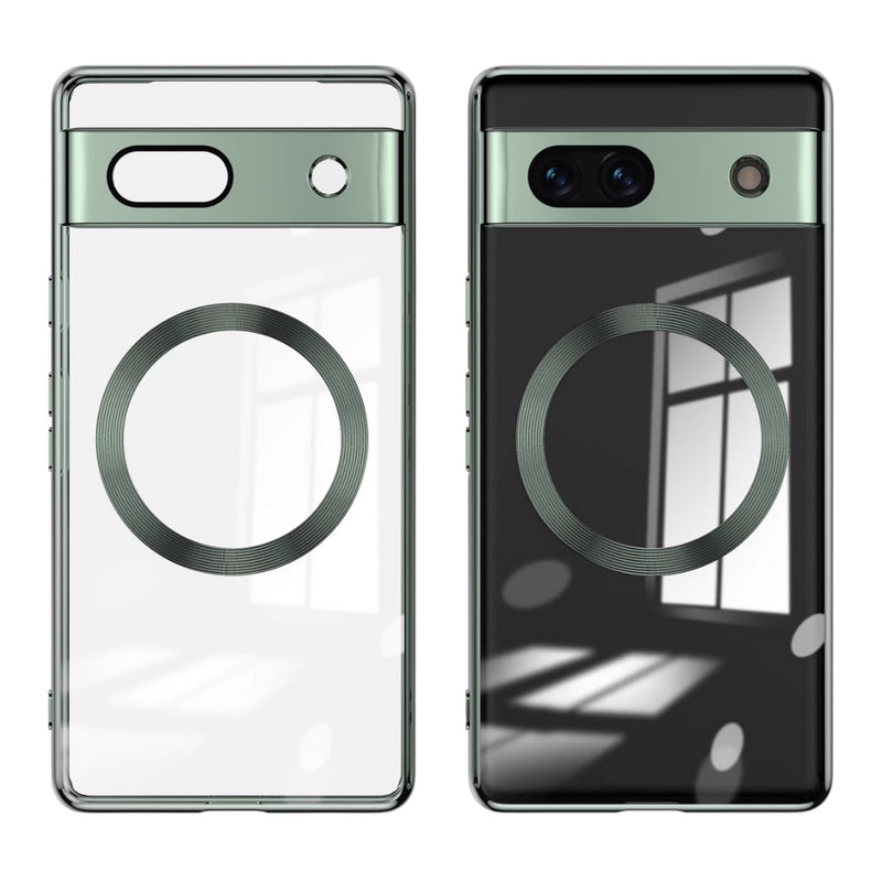 Load image into Gallery viewer, Google Pixel 8/Pro/A - Ultra Thin Transparent Magnetic Soft Case
