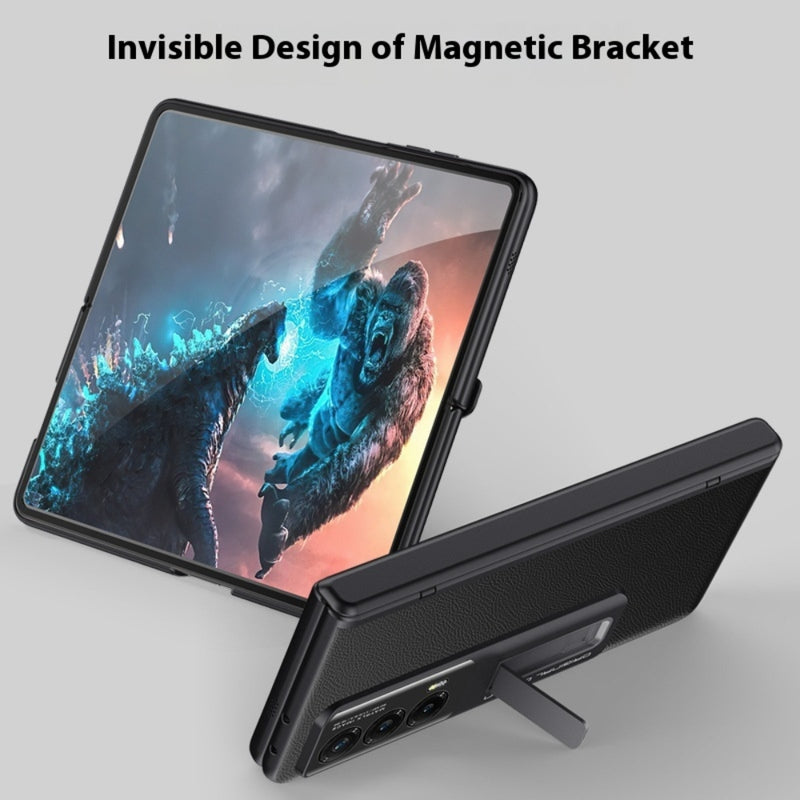 Load image into Gallery viewer, Honor Magic Vs/Vs2 - Electroplated Frame Side Wrap Stand Shockproof Protective Case
