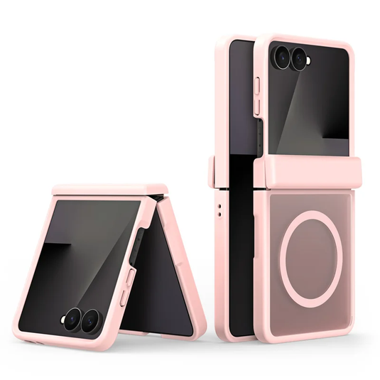 Samsung Galaxy Z Flip8 (SM-F776) Magnetic Foldable Matte Shockproof Phone Case with Hinge Protection