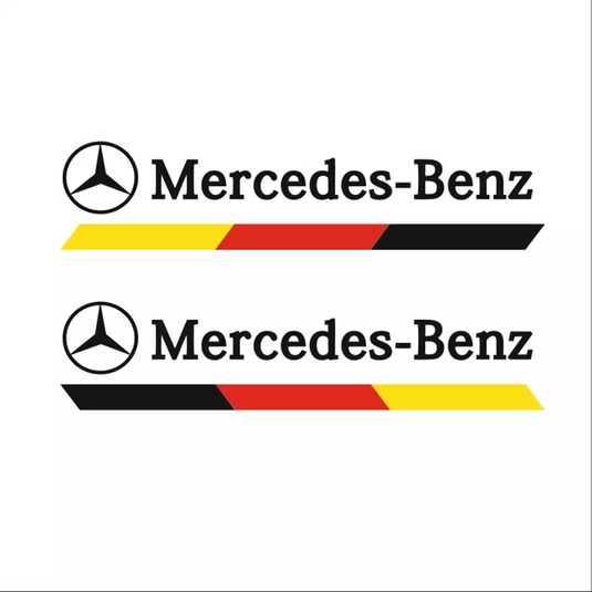 Mercedes-Benz Sport Style Rear Window & Quarter Window Decal Sticker for A/B/C/E/GLA/GLC/CLS