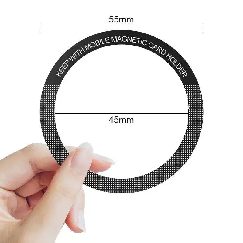Load image into Gallery viewer, [Self-adhesive] Ultra-thin MagSafe Magnetic Ring Sticker, Compatible with iPhone &amp; Android Phones
