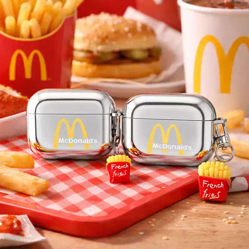 Load image into Gallery viewer, Apple AirPods 5 M-Inspired Retro Case with Soft Silicone &amp; Metallic Silver
