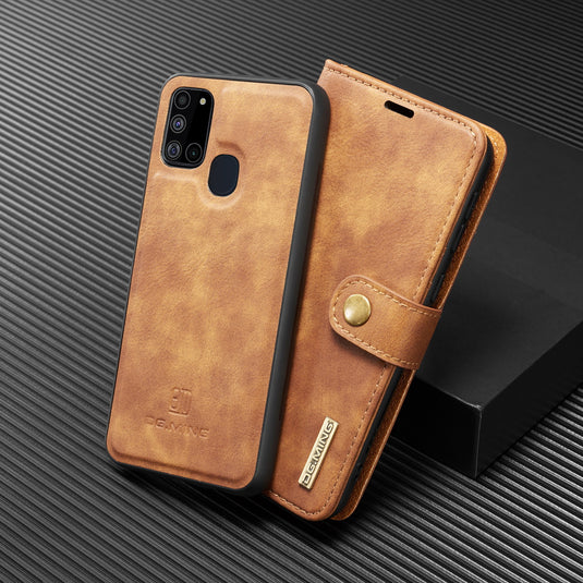 [With Card Slot][Detachable] Samsung Galaxy A56 (SM-A566) Full-cover Leather Wallet Shockproof Case