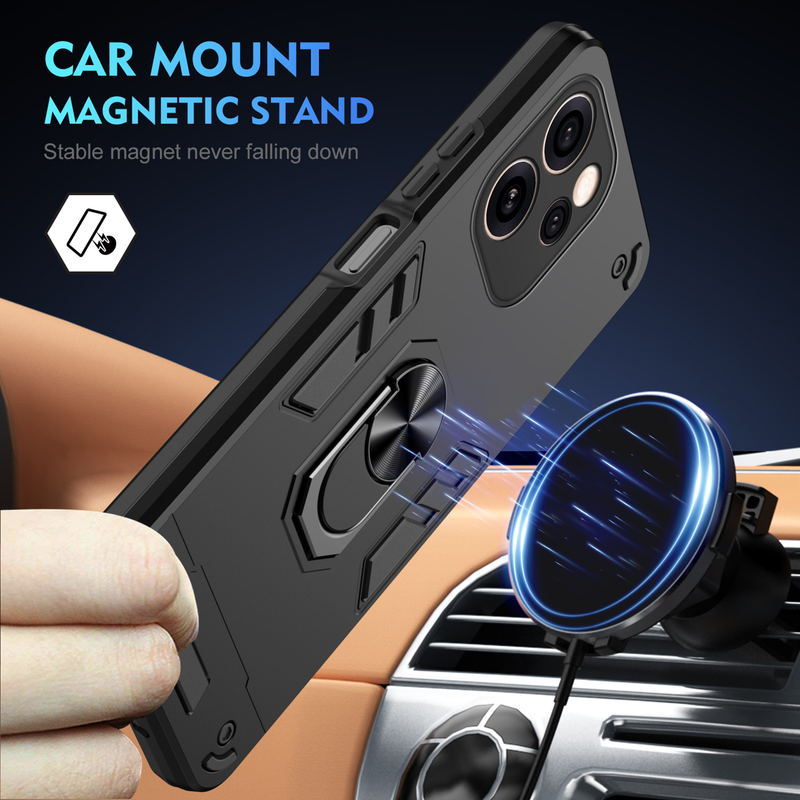 Load image into Gallery viewer, [Built-in Metal Ring Kickstand] OPPO A6 Pro 5G (CPH2781) - Shockproof Heavy Duty Case - i-Station Mobile Phone &amp; Electronic Device Repair and Accessories
