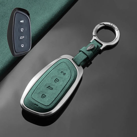 Great Wall High-Quality Suede Car Key Fob Case Cover For Haval Raptor, Dargo 2nd Gen, Xiaolong Max, Shenshou, H6