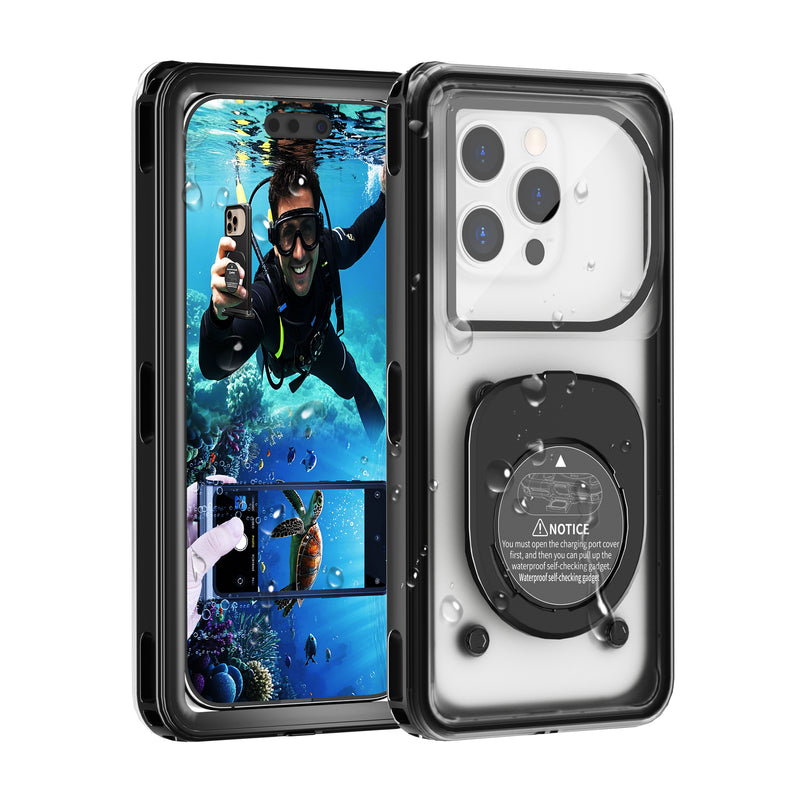 Load image into Gallery viewer, [Up to 6.9&quot;] Redpepper Universal Self-Check Waterproof Phone Case
