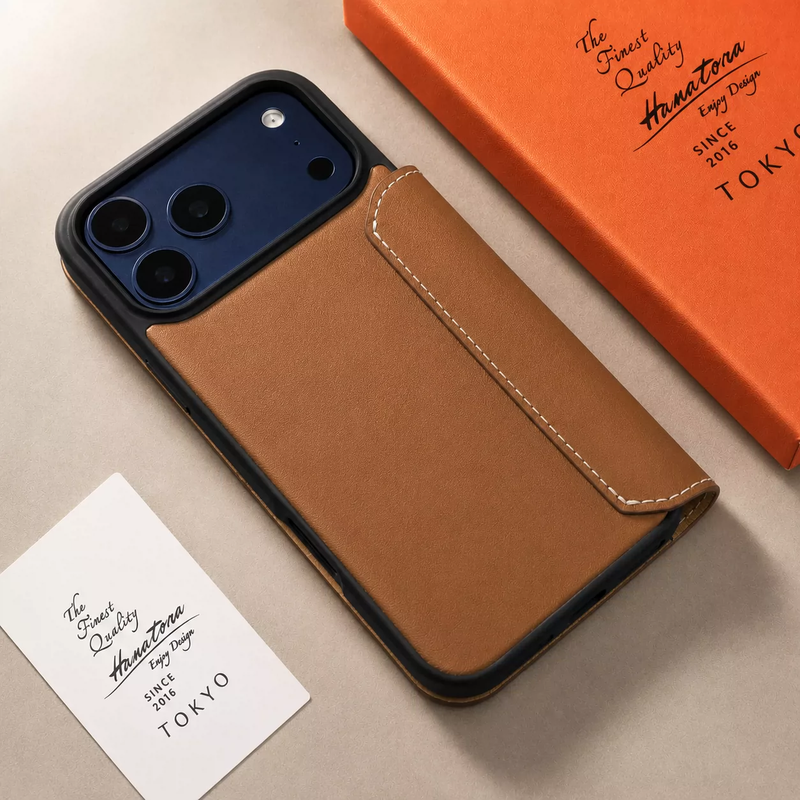 Load image into Gallery viewer, [With Card Slot] Apple iPhone 18 Pro &amp; Max - HANATORA Business Drop Proof Genuine Leather Flip Wallet Series Case
