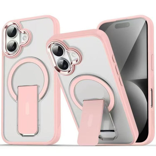iPhone 17/Pro/Pro Max Matte MagSafe Magnetic Shockproof Heavy Duty Case with kickstand