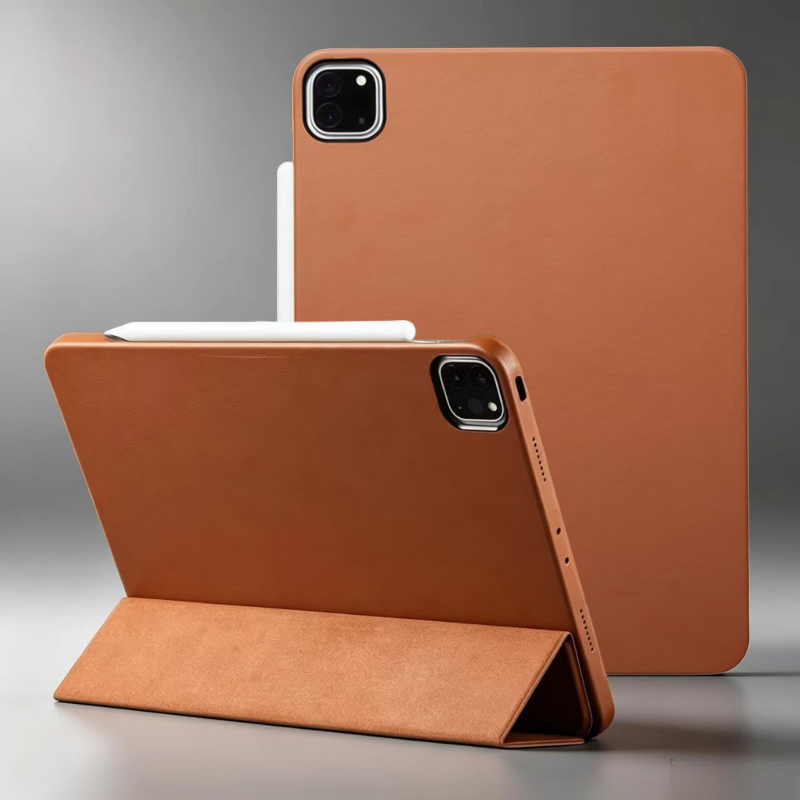 Load image into Gallery viewer, Apple iPad Pro 12.9-inch 3rd/4/5/6th Gen (2018/2020/2021/2022) Genuine Leather Full-protection Shockproof Case - i-Station Mobile Phone &amp; Electronic Device Repair and Accessories
