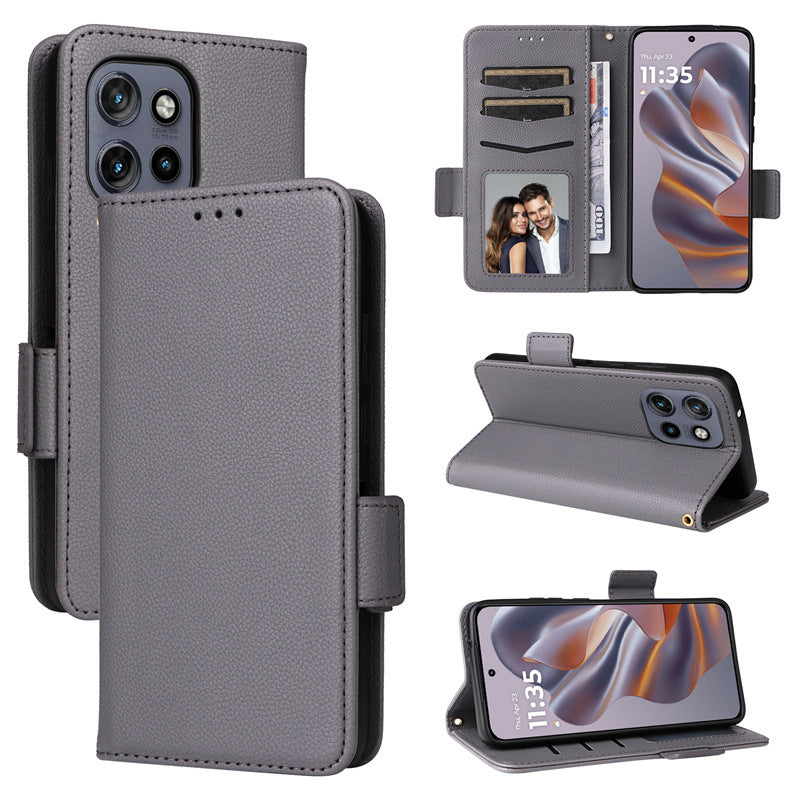 Load image into Gallery viewer, [Built-in Card Slot] Motorola Moto Edge 50 Neo Leather Flip Shockproof Essentials Series Case
