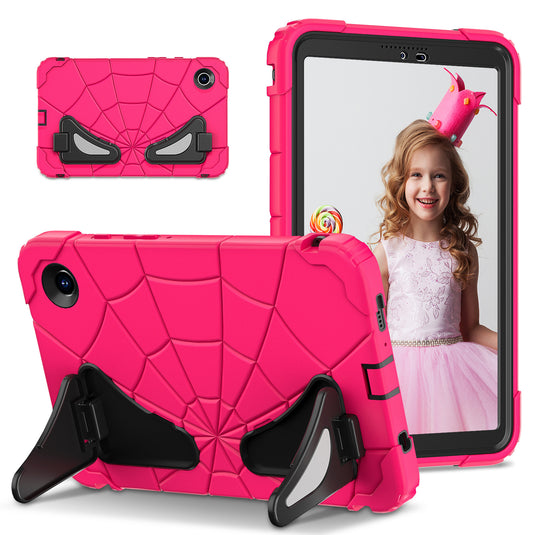 [Built-in Stand] Samsung Galaxy Tab A11 Plus 11“ (2025) Spiderman Cartoon Kids Full-cover Silicone Shockproof Case