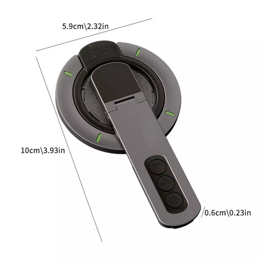 [Double-sided Magnetism] 360 Degree Rotating Desktop Magnetic Phone Stand