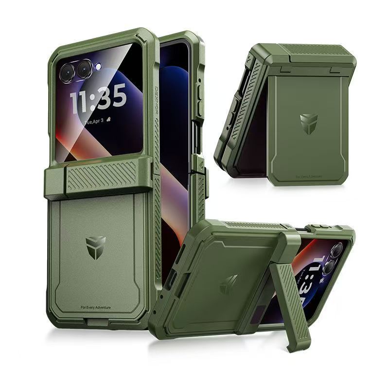 Load image into Gallery viewer, [Dual Kickstands] Motorola Moto Razr 60 - Dexnor Military-Grade Magnetic Case With Shockproof Hinge Cover
