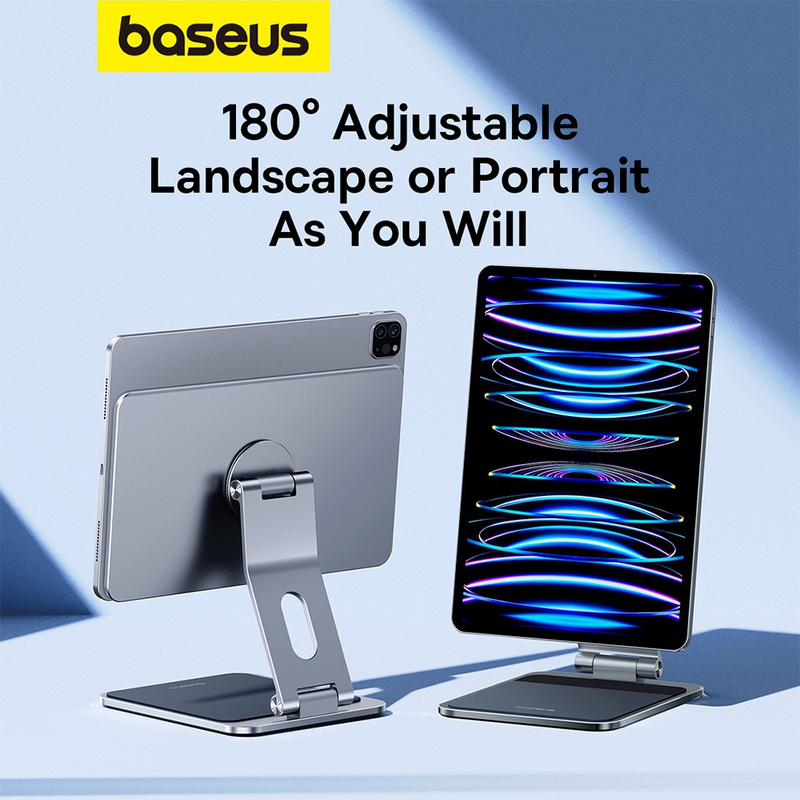 Load image into Gallery viewer, Baseus MagStable Series Magnetic Tablet Stand for iPad 12.9″ - Space Grey

