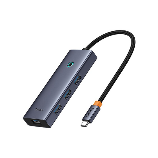 Baseus Flite Series 5-Port HUB Docking Station (Type-C to HDMI4K@30Hz*1+USB 3.0*4) - i-Station Mobile Phone & Electronic Device Repair and Accessories