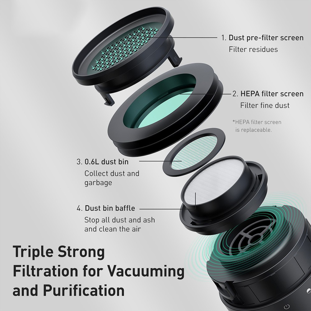 Baseus C1 Capsule Vacuum Cleaner - i-Station Mobile Phone & Electronic Device Repair and Accessories