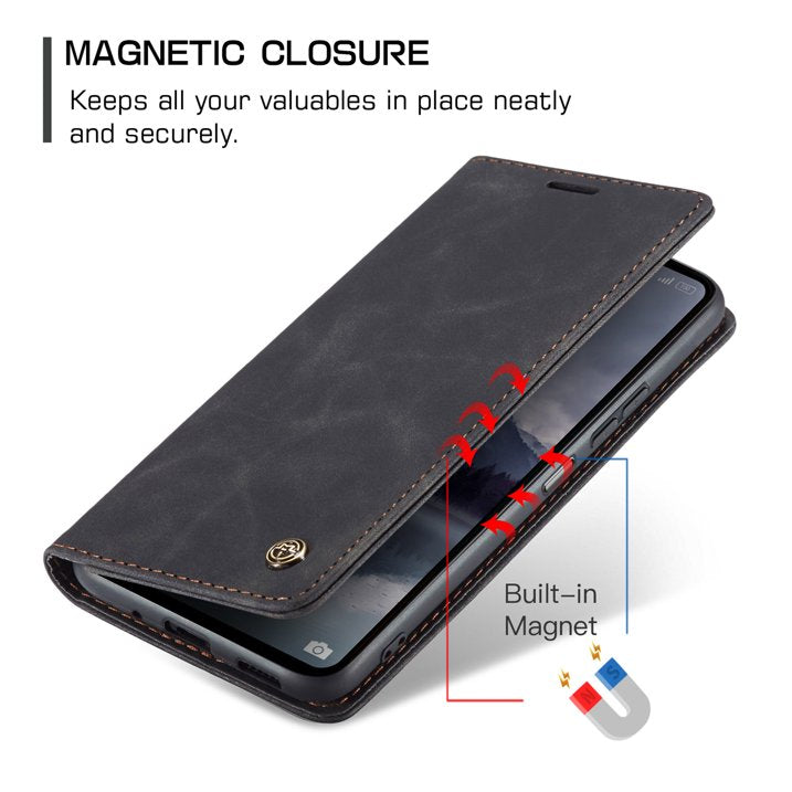 Load image into Gallery viewer, [With Card Slot] Xiaomi Redmi Note 12 4G/5G Premium Flip Leather Shockproof Wallet Series Case
