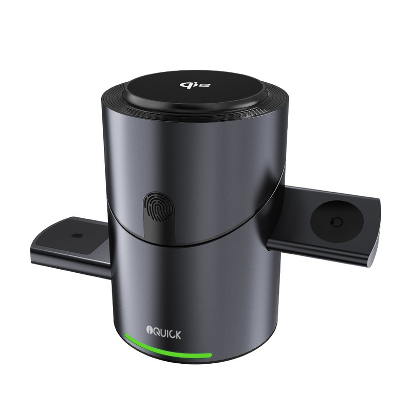 Load image into Gallery viewer, iQuick Satellite CBT-10Q 3 in 1 Foldable Wireless Charger Stand
