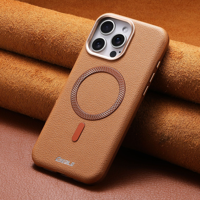 Load image into Gallery viewer, [Magsafe Compatible] Apple iPhone 17/Air/Pro/Pro Max Business Full-Cover PU Leather Phone Case
