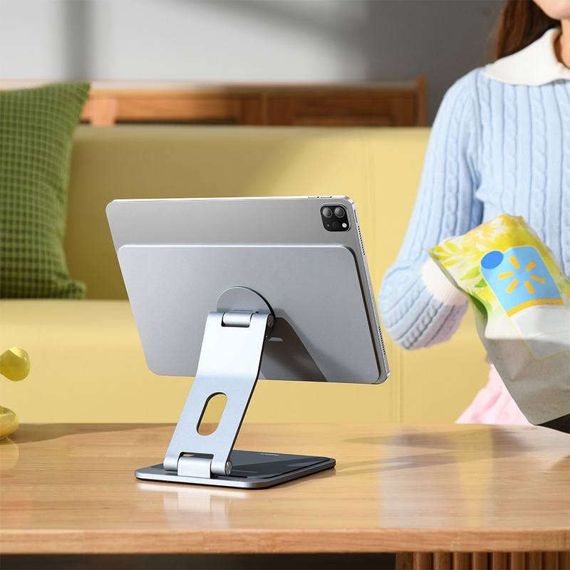 Load image into Gallery viewer, Baseus MagStable Series Magnetic Tablet Stand for iPad 12.9″ - Space Grey
