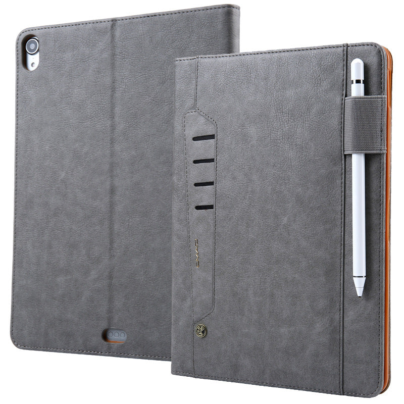 Load image into Gallery viewer, [With Card Slot] Apple iPad Mini 5 7.9&#39;&#39; 5th Gen (2019) Premium Minimalist Flip Leather Wallet Case
