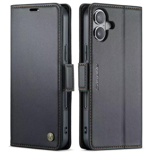 [With Card Slot] Apple iPhone 17/Air/Pro/Pro Max Premium Leather Shockproof Wallet Series Case