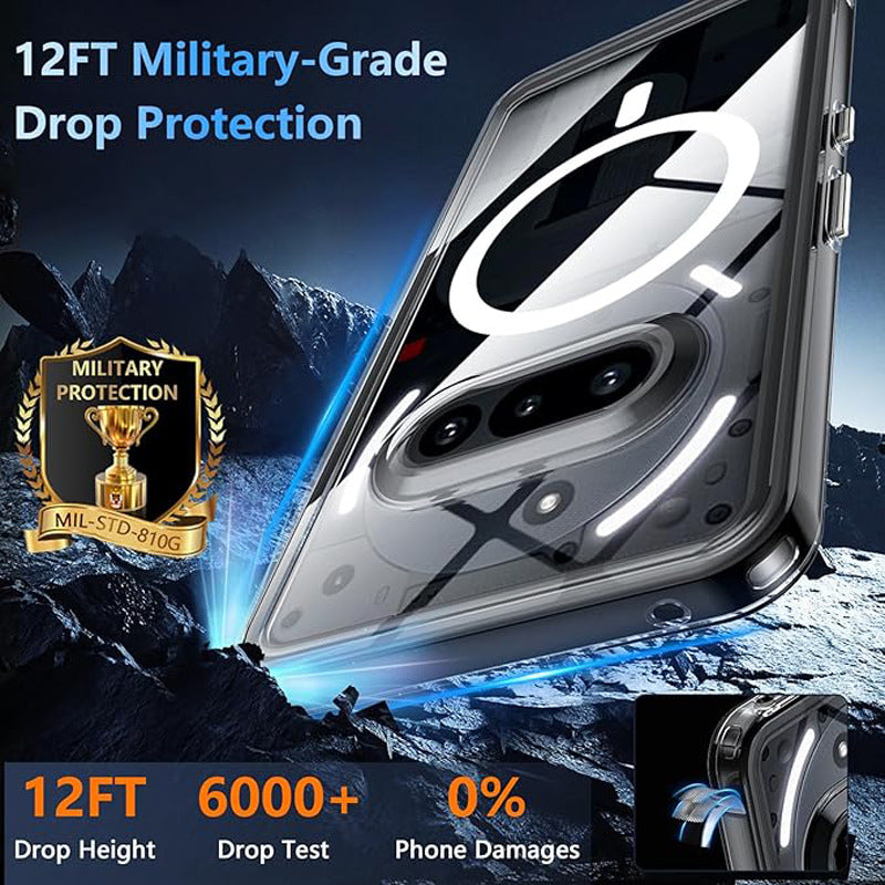 Load image into Gallery viewer, [Magsafe Compatible] Nothing Phone (3a)/Pro Transparent Crystal Shockproof Protective Case - i-Station Mobile Phone &amp; Electronic Device Repair and Accessories
