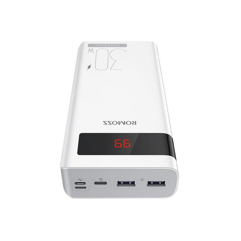 Load image into Gallery viewer, Romoss Sense 8PS Pro 30W 30000mAh Power Bank - White

