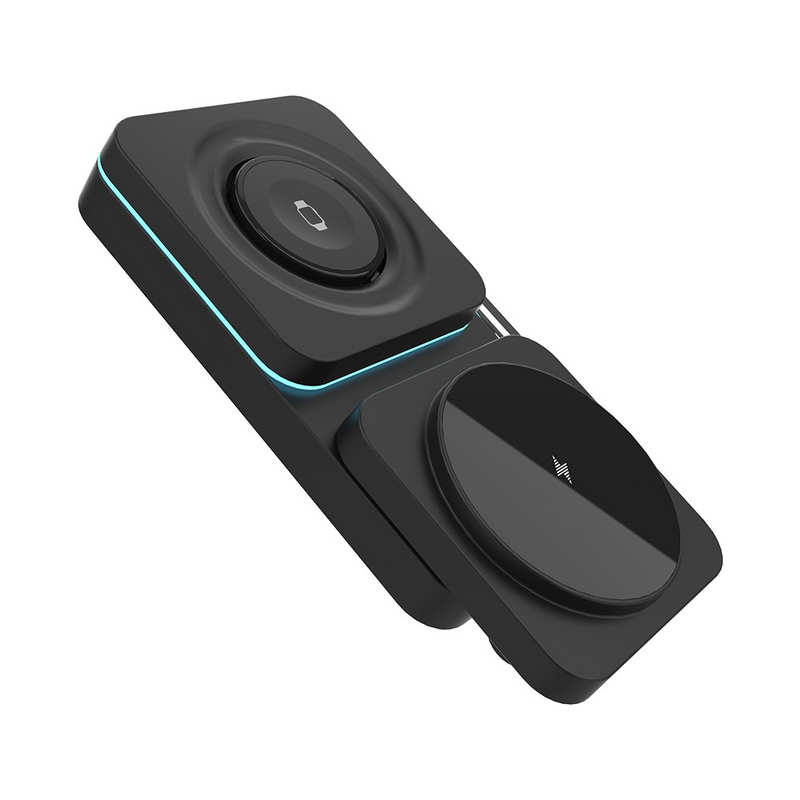 Load image into Gallery viewer, iQuick Twig T6 3 in 1 Foldable Wireless Charger Stand

