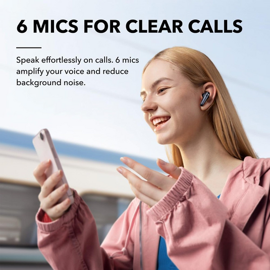 Anker Soundcore Liberty 4 NC Wireless Earbuds (A3947Z11)-Black