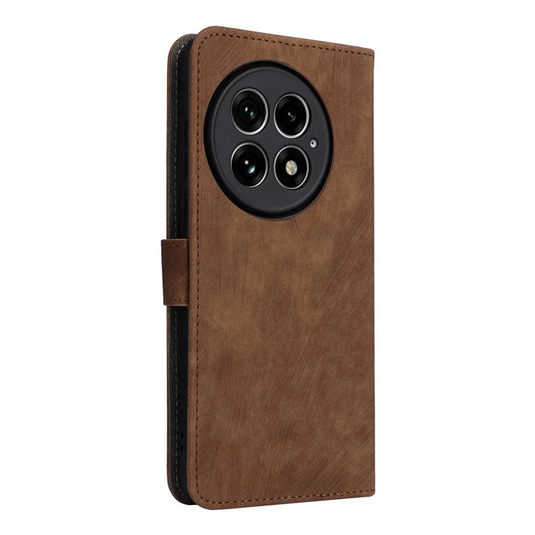 [With Card Slot] OnePlus 13 - Multi Functional Buckle Flap Wallet Series Case With Lanyard