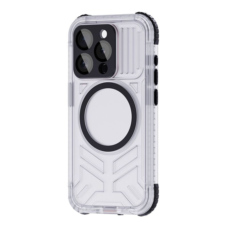 Load image into Gallery viewer, [Magsafe Compatible] [Waterproof] Apple iPhone 15/Plus/Pro/Max - Shellbox IP68 Full Covered Honeycomb Airbag Lifeproof Series Case
