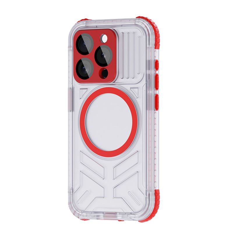 Load image into Gallery viewer, [Magsafe Compatible] [Waterproof] Apple iPhone 15/Plus/Pro/Max - Shellbox IP68 Full Covered Honeycomb Airbag Lifeproof Series Case
