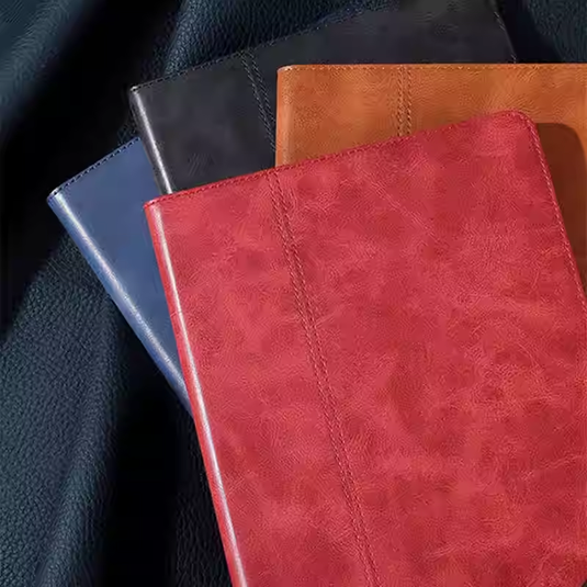 [With Pen Slot] Apple iPad Air 11-inch M2/M3 (2024/2025) - Full Coverage Shockproof Genuine Leather Case