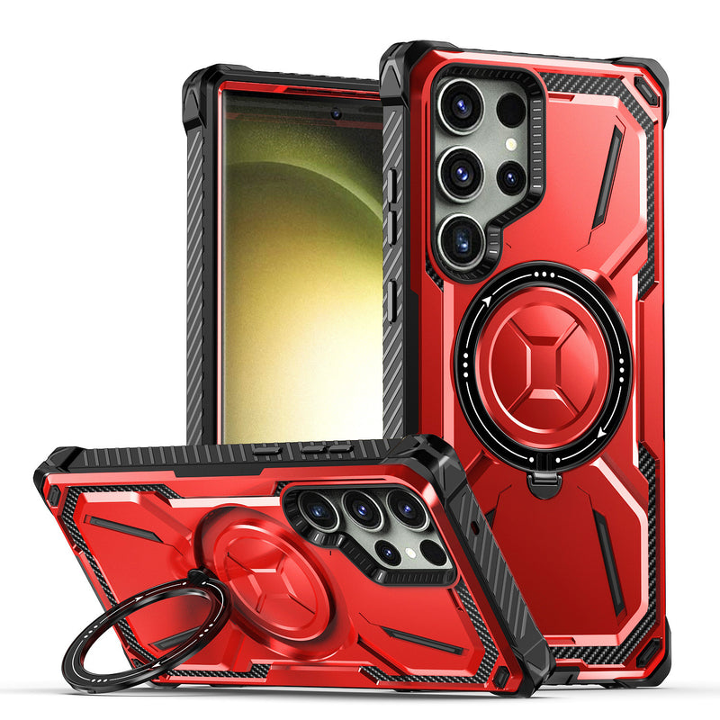 Load image into Gallery viewer, [Built-in Magnetic Stand] Samsung Galaxy S23/Plus/Ultra Shockproof Heavy Duty Case
