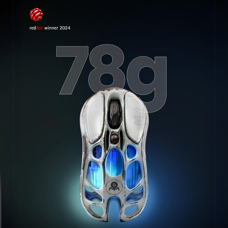 Load image into Gallery viewer, GravaStar Wireless Gaming Mouse Mercury M1 Pro, Lightweight Magnesium Alloy Gaming Mouse, 26,000 DPI
