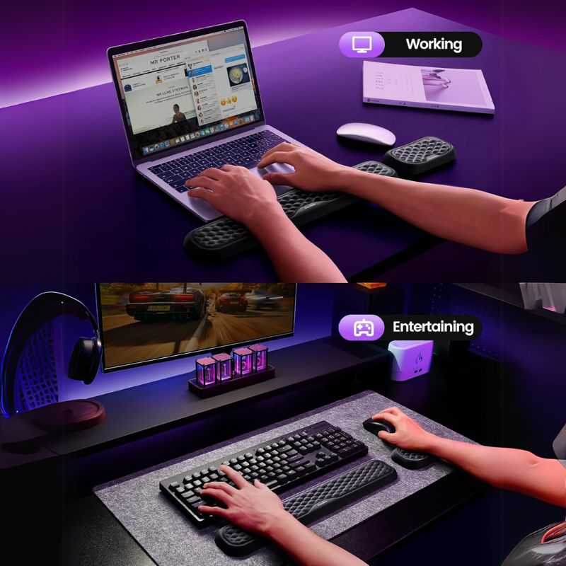 Load image into Gallery viewer, VAYDEER Keyboard and Mouse Wrist Rest Pad Set
