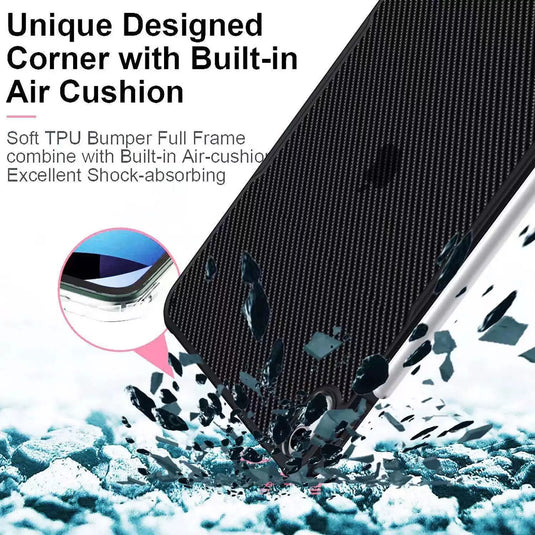 Apple iPad 5/6 9.7'' 5/6th Gen (2017/2018) Premium Carbon Fiber Shockproof Tablet Case